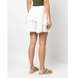 Ella Moss White Ruffle Skirt